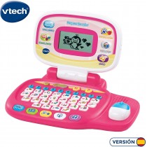 VTech Pequeordenador, ordenador infantil con más de 20 actividades que enseñan letras, números, animales, lógica (80-155457)
