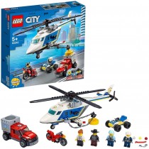 LEGO City Police - Policía: Persecución en Helicóptero, Juguete de Construcción a Partir de 5 Años (60243)