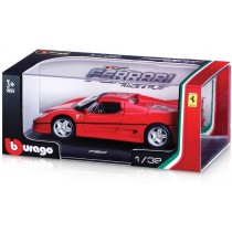 Bburago 15646100 BB - Maqueta de Ferrari (escala 1:32), color rojo