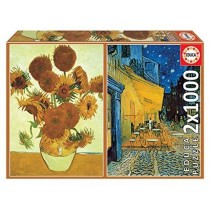 Educa Borras - Serie Art Collection, 2 puzzles de 1.000 piezas, de Vincent Van Gogh (18488)