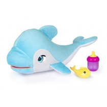 Club Petz Blu Blu Baby Delfín Interactivo con Ojos LED y 20 Emociones diferentes, IMC Toys