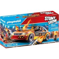 Playmobil - Stuntshow Juguete, Crashcar, (70551)