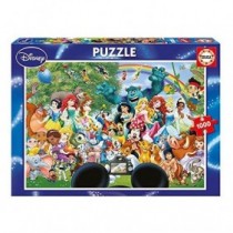 Educa - El Maravilloso Mundo de Disney II Puzzle, 1 000 Piezas, Multicolor (16297)