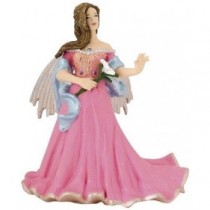 Papo 38814-Figura de Elfo con Flor de LYS y Vestido Color Rosa, Multicolor (38814)