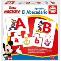Educa - Aprendo El Abecedario con Mickey y Sus Amigos, Juego Educativo para bebés, A Partir de 3 años (19328)