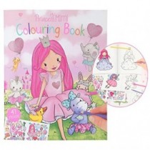 Depesche 12016 Princess Mimi - Libro para colorear con 24 páginas para colorear y diseñar muchos diseños de princesas y animales