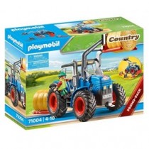PLAYMOBIL Country 71004 Gran Tractor con accesorios y acoplamiento de remolque, Juguetes para niños a partir de 4 años