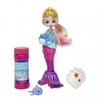 Enchantimals, muñeca Sirena Atlantia para hacer burbujas incluye mascota delfin - HFT24