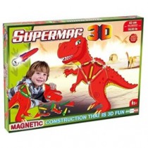 Plastwood 0608  supermag 3D T-Rex, construcción Juguete, Multicolor