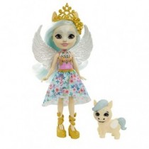 Enchantimals Royal Enchantimals Muñeca Pegaso con pegaso mascota de juguete (Mattel GYJ03)