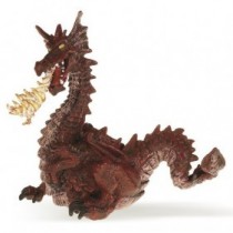 Papo 39016 - dragón Que escupe Fuego, Rojo