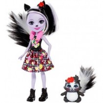 Enchantimals Muñeca con mascota Sage Skunk y Caper (Mattel FXM72)