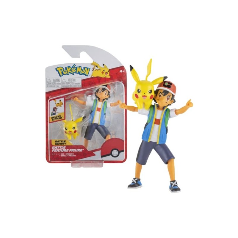 Pokemon Figuras 11 cm Ash & Pikachu – Juguetes Pokemon Nueva 2022