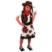Disfraz Cowboy Niña - Talla 3 - 4 años