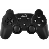 Speedlink - Gamepad Wireless Strike FX, Color Negro (PS3, PC)