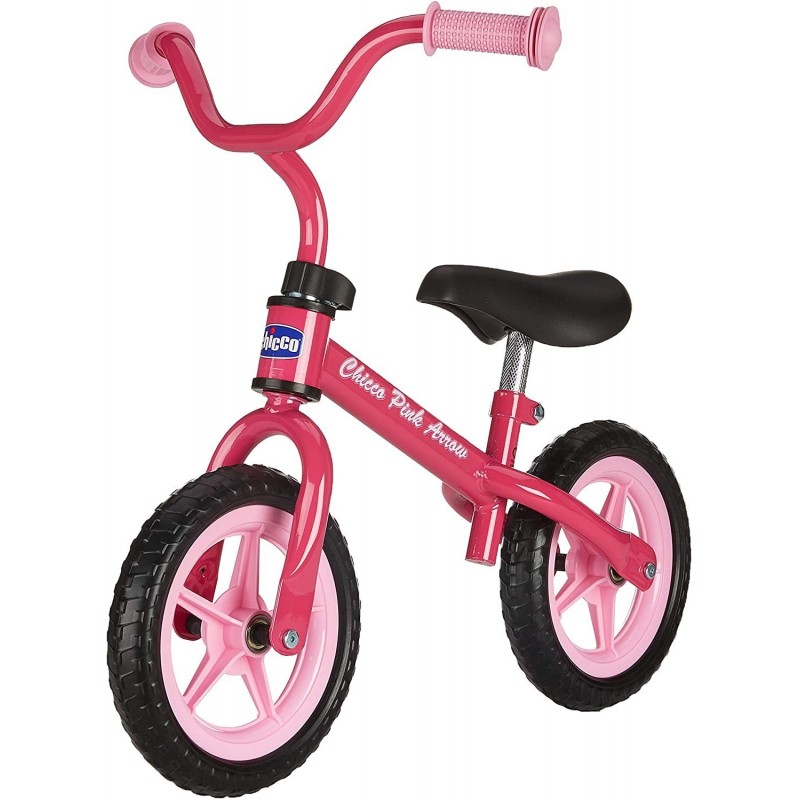 Gallina lecho Decrépito Chicco First Bike - Bicicleta sin pedales con sillín regulable, color rosa,  2-5 años