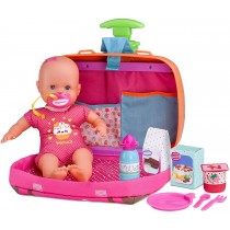 Nenuco Siempre Conmigo- Muñeco bebé con maletín (Famosa 700013791)