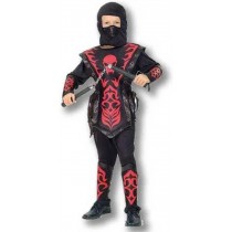 Disfraz niño Ninja Rojo - talla 4 - 6 años