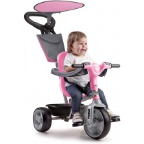 FEBER - Baby Plus Music Pink, Triciclo Rosa para niños y niñas de 9 Meses a 3 años (Famosa 800012132)